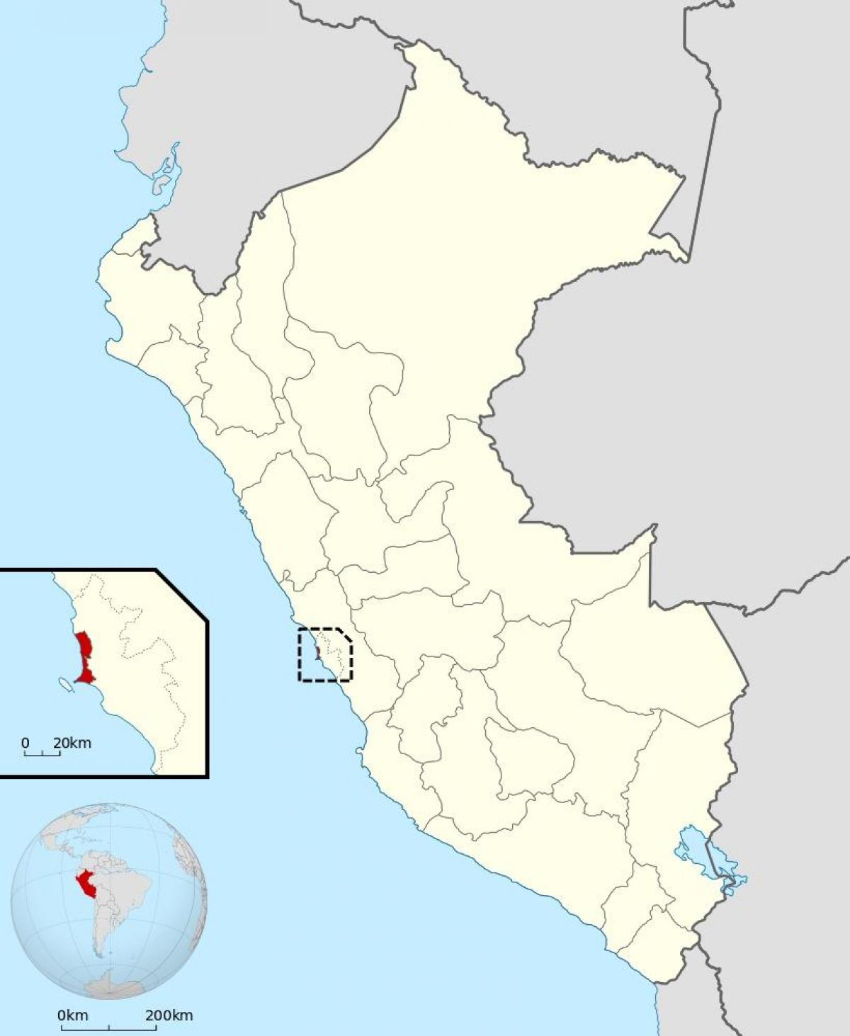 mapa de callao, Peru