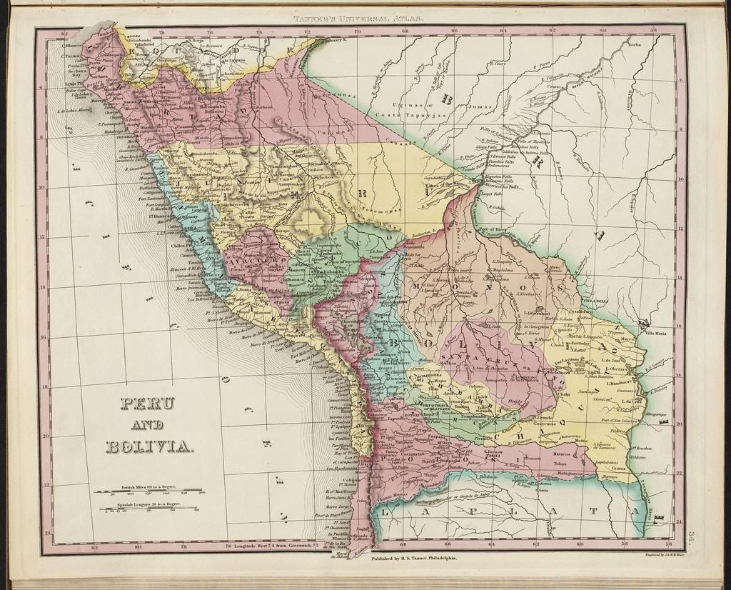 mapa do antigo Peru