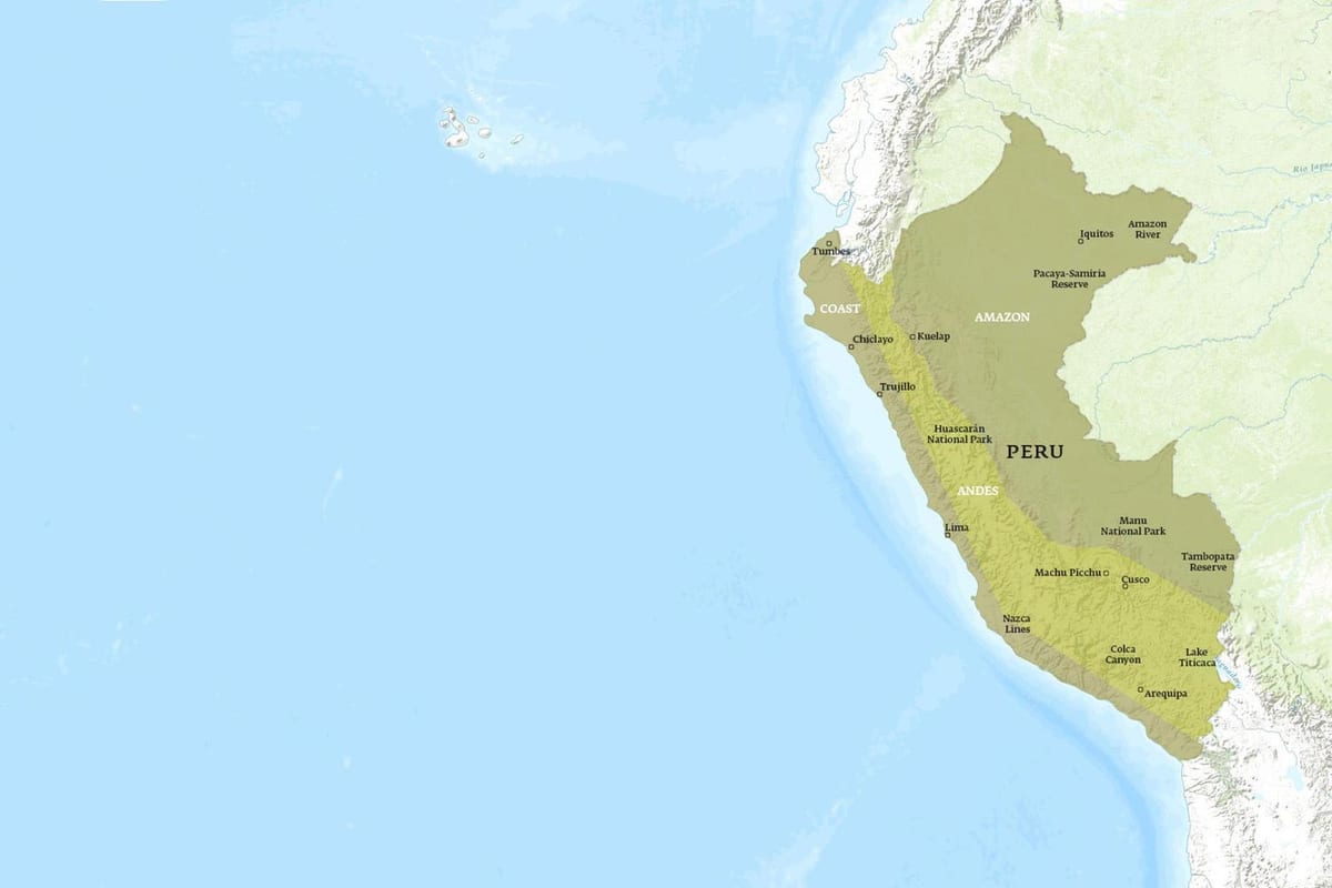 mapa de kuelap Peru
