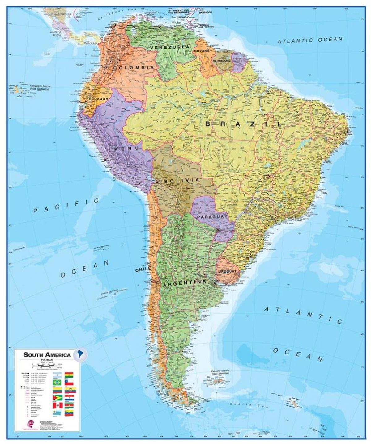 mapa do Peru, américa do sul