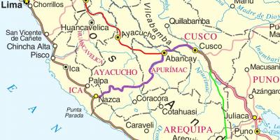Mapa de cusco, Peru