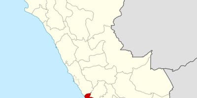 Mapa de ica, Peru