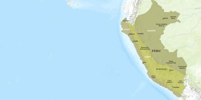 Mapa de kuelap Peru 