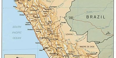 Mapa do Peru surf 