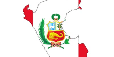 Mapa do Peru bandeira