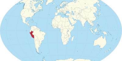 O Peru, país no mapa