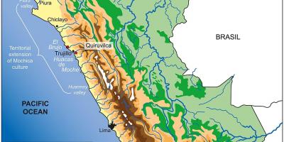 Peru geografia mapa